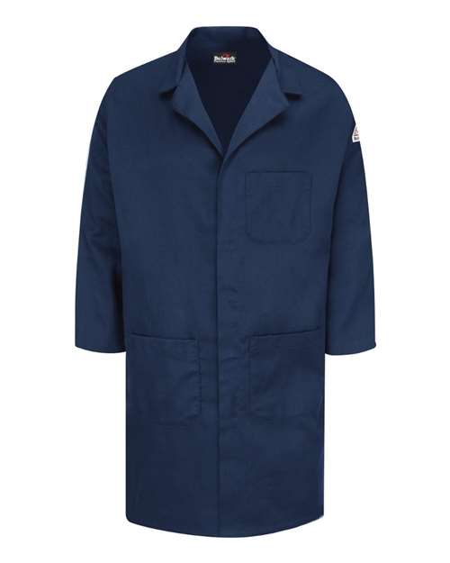 Men's Concealed Snap Front Lab Coat - EXCEL FR® ComforTouch® - 6 oz. - KLL6