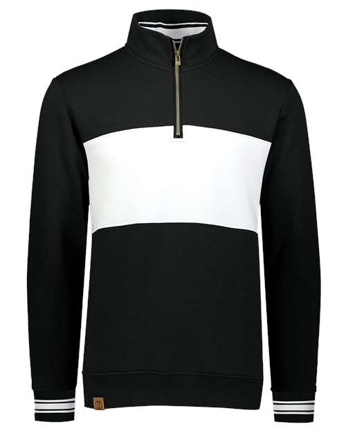 Men's All-American Fleece Colorblocked Quarter-Zip Sweatshirt - 229565