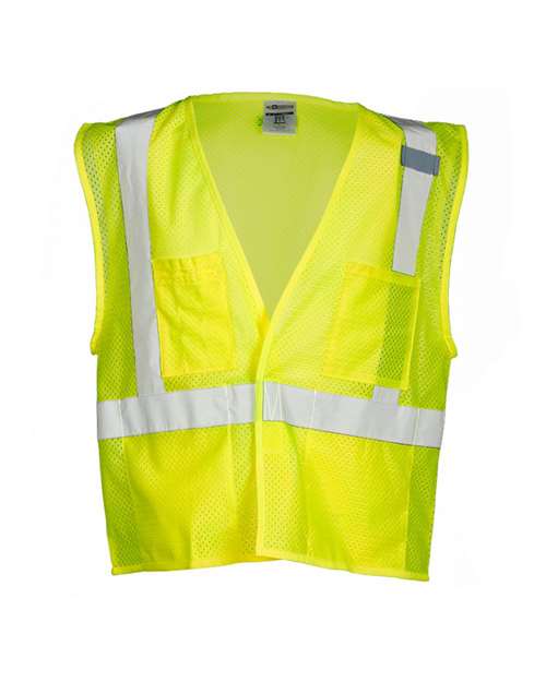 Unisex 4 Pocket Hook-and-Loop Mesh Vest - 1083-1084