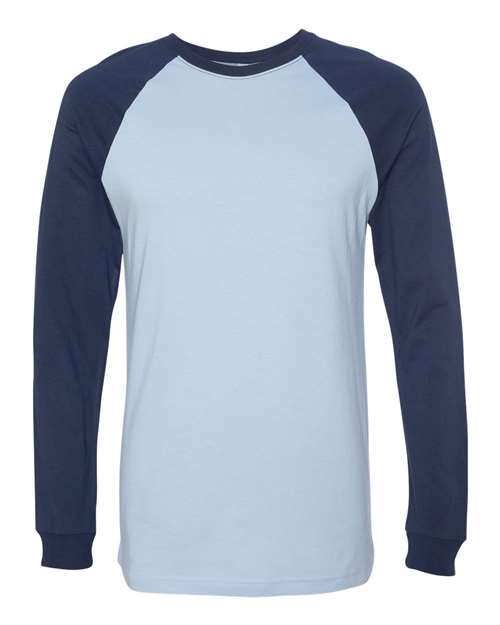 Men's Long Sleeve Jersey Baseball Tee - 3000